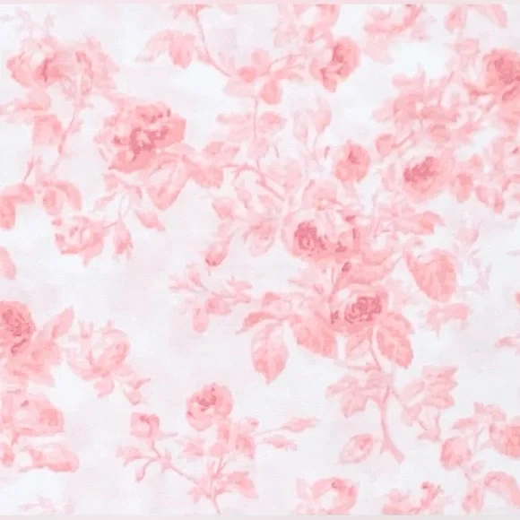 Laura Ashley Pink Roses Floral Sheet Set - Twin XL - Picture 3 of 5